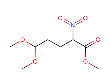 Pentanoic acid, 5,5-dimethoxy-2-nitro-, methyl ester