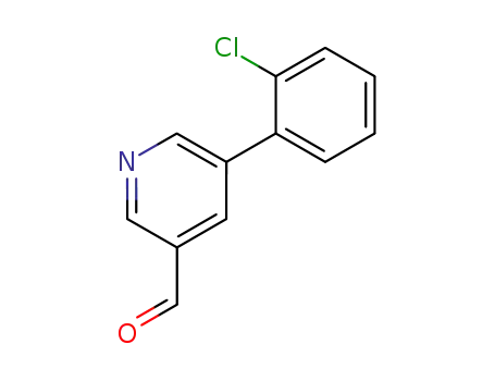Molecular Structure of 855301-00-7 (5-(2-CHLOROPHENYL)NICOTINALDEHYDE)