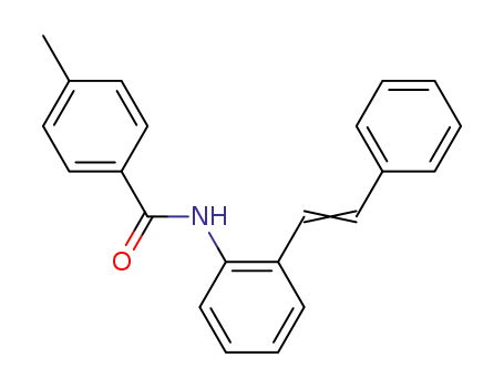 Molecular Structure of 785815-16-9 (Benzamide, 4-methyl-N-[2-(2-phenylethenyl)phenyl]-)