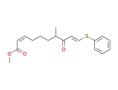 methyl (2Z,9E)-7-methyl-8-oxo-10-(phenylthio)deca-2,9-dienoate