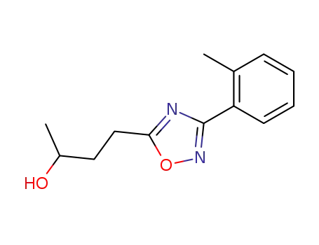 4-(3-<i>o</i>-tolyl-[1,2,4]oxadiazol-5-yl)-butan-2-ol