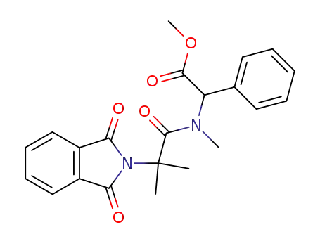 {[2-(1,3-dioxo-1,3-dihydro-isoindol-2-yl)-2-methyl-propionyl]-methyl-amino}-phenyl-acetic acid methyl ester