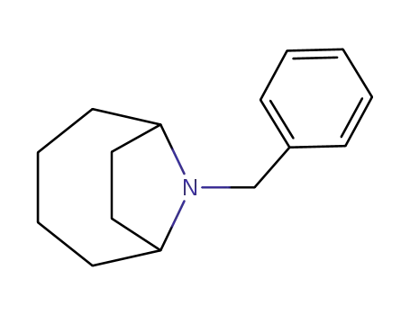 Molecular Structure of 139682-17-0 (9-Azabicyclo[4.2.1]nonane, 9-(phenylmethyl)-)