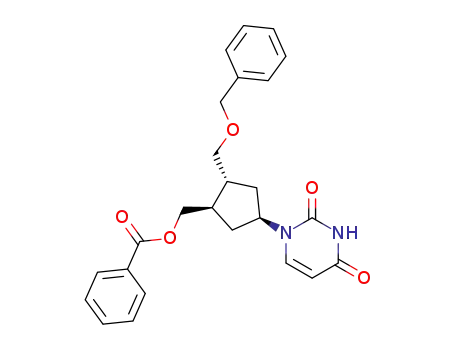Benzoic acid (1R,2R,4R)-2-benzyloxymethyl-4-(2,4-dioxo-3,4-dihydro-2H-pyrimidin-1-yl)-cyclopentylmethyl ester