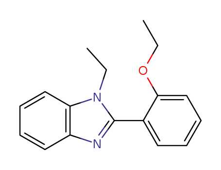 Molecular Structure of 819074-39-0 (1H-Benzimidazole, 2-(2-ethoxyphenyl)-1-ethyl-)