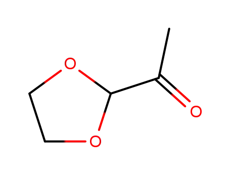 Molecular Structure of 19358-03-3 (Ethanone, 1-(1,3-dioxolan-2-yl)- (9CI))
