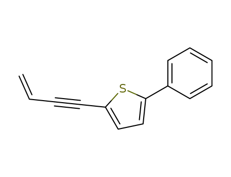 Molecular Structure of 94742-70-8 (2-(but-3-en-1-yn-1-yl)-5-phenylthiophene)