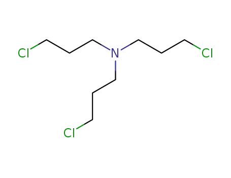 Molecular Structure of 79189-90-5 (1-Propanamine, 3-chloro-N,N-bis(3-chloropropyl)-)