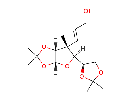 (E)-3-[(3aR,5S,6R,6aR)-5-((R)-2,2-Dimethyl-[1,3]dioxolan-4-yl)-2,2,6-trimethyl-tetrahydro-furo[2,3-d][1,3]dioxol-6-yl]-prop-2-en-1-ol