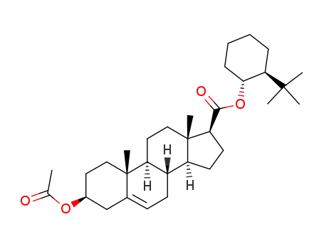 (+)-3β-Acetoxy-Δ<sup>5</sup>-aetiensaeure-trans-2-tert.-butyl-cyclohexanolester
