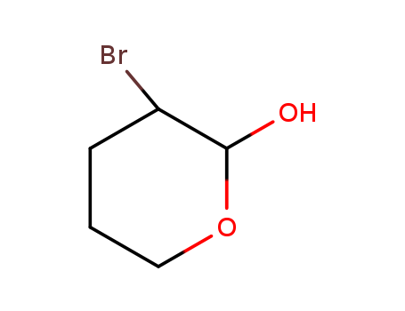 Molecular Structure of 103755-65-3 (2H-Pyran-2-ol, 3-bromotetrahydro-)
