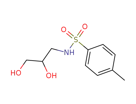 Molecular Structure of 100132-79-4 (Benzenesulfonamide, N-(2,3-dihydroxypropyl)-4-methyl-)