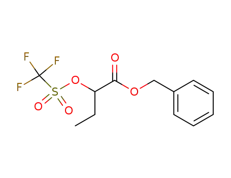 2-Trifluoromethanesulfonyloxy-butyric acid benzyl ester