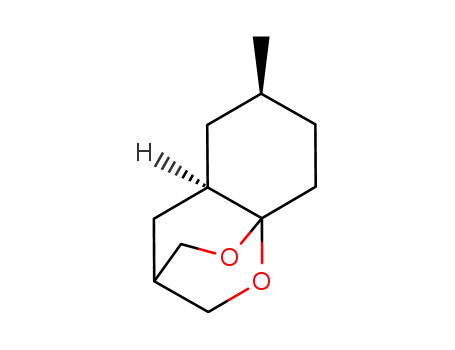 (4S,6R)-4-Methyl-10,11-dioxa-tricyclo[6.2.2.0<sup>1,6</sup>]dodecane
