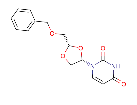 1-((2S,4S)-2-Benzyloxymethyl-[1,3]dioxolan-4-yl)-5-methyl-1H-pyrimidine-2,4-dione