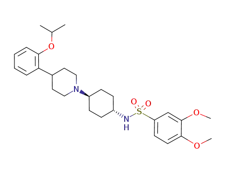 N-trans-{4-[4-(2-isopropoxy-phenyl)-piperidin-1-yl]-cyclohexyl}-3,4-dimethoxy-benzenesulfonamide