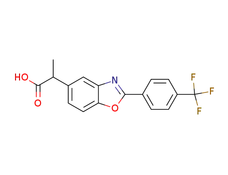 alpha-Methyl-2-(4-trifluoromethylphenyl)-5-benzoxazoleacetic acid