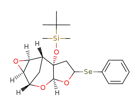 (1S,3R,5RS,7S,8R,9S,11S)-7-(tert-Butyldimethylsilyloxy)-5-phenylseleno-2,4,10-trioxatetracyclo<6.3.1.0<sup>3,7</sup>.0<sup>9,11</sup>>dodecane