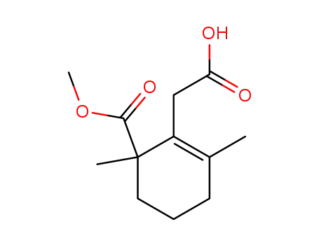 (1,3-Dimethyl-3-methoxycarbonyl-cyclohexen-<sup>(1)</sup>-yl)-essigsaeure