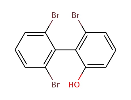 Molecular Structure of 911297-81-9 (2,6,6'-tribromo-1,1'-biphenyl-2-ol)