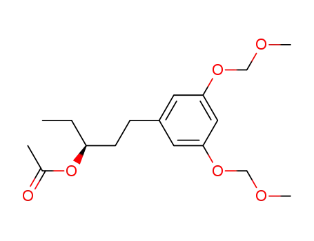 (S)-1-(3,5-Bis<methoxymethoxy>phenyl)-3-acetoxypentane