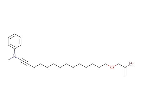 [14-(2-Bromo-allyloxy)-tetradec-1-ynyl]-methyl-phenyl-amine