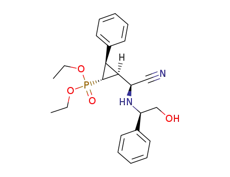 (2S,1'S,2'R,3'R)-N-[(R)-α-phenylglycinyl]-2-[2'-diethylphosphono-3'-phenylcyclopropyl]glycinonitrile