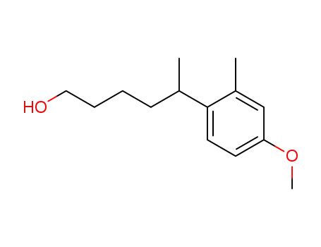 5-(4-Methoxy-2-methyl-phenyl)-hexan-1-ol