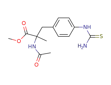 Phenylalanine, N-acetyl-4-[(aminothioxomethyl)amino]-a-methyl-,
methyl ester