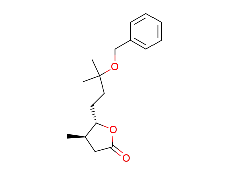 2(3H)-Furanone, dihydro-4-methyl-5-[3-methyl-3-(phenylmethoxy)butyl]-,
trans-