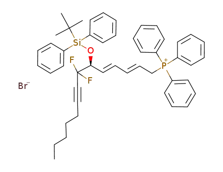 [(2E,4E)-(S)-6-(tert-Butyl-diphenyl-silanyloxy)-7,7-difluoro-tetradeca-2,4-dien-8-ynyl]-triphenyl-phosphonium; bromide