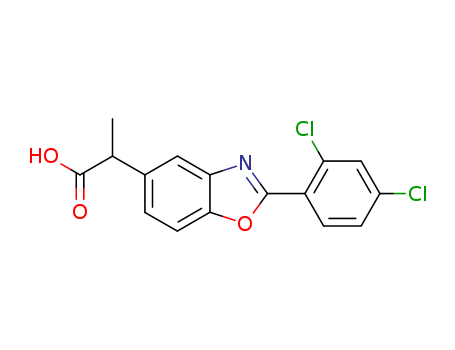 2-(2,4-Dichlorophenyl)-α-methyl-5-benzoxazoleacetic acid