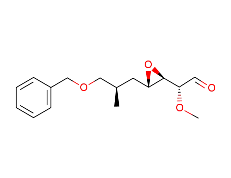 (R)-[(2R,3S)-3-((R)-3-Benzyloxy-2-methyl-propyl)-oxiranyl]-methoxy-acetaldehyde