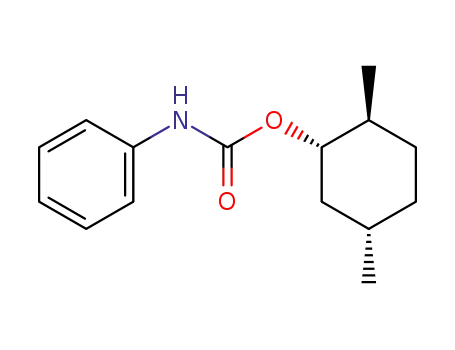 (+/-)-phenylcarbamic acid-(2<i>t</i>.5<i>c</i>-dimethyl-cyclohexyl-(<i>r</i>)-ester)