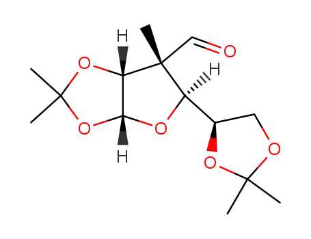 (3aR,5S,6R,6aR)-5-((R)-2,2-Dimethyl-[1,3]dioxolan-4-yl)-2,2,6-trimethyl-tetrahydro-furo[2,3-d][1,3]dioxole-6-carbaldehyde