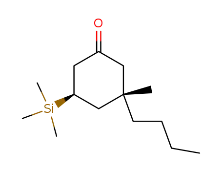 (3S,5R)-3-Butyl-3-methyl-5-trimethylsilanyl-cyclohexanone