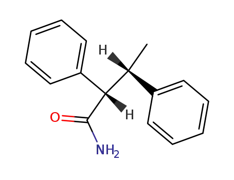 (+/-)-<i>threo</i>-2.3-diphenyl-butyric acid amide