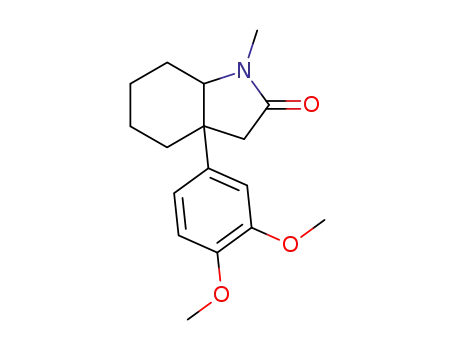 3a-(3,4-dimethoxyphenyl)-1-methyloctahydroindol-2-one