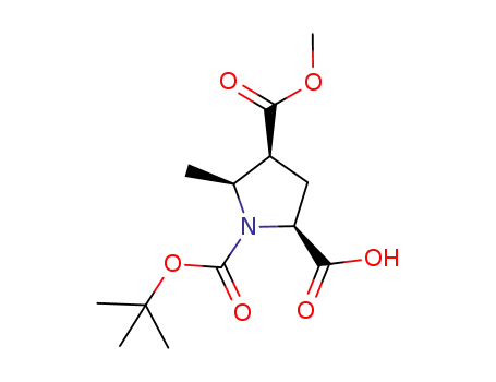 (2S,4S,5S)-1-(tert-butoxycarbonyl)-4-(methoxycarbonyl)-5-methyl-2-pyrrolidinecarboxylic acid