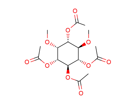 Molecular Structure of 109338-68-3 ((+/-)-2,4-di-O-myo-inositol 1,3,5,6-tetraacetate)