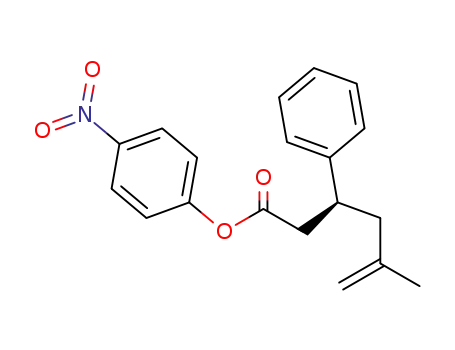 (S)-p-nitrophenyl 5-methyl-3-phenylhex-5-enoate