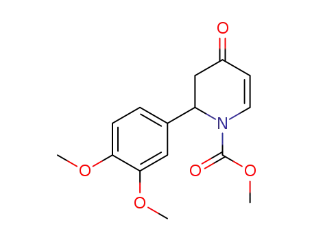 2-(3,4-Dimethoxy-phenyl)-4-oxo-3,4-dihydro-2H-pyridine-1-carboxylic acid methyl ester