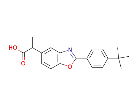 2-(4-tert-부틸페닐)-α-메틸-5-벤조옥사졸아세트산