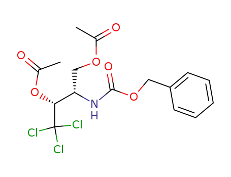 Acetic acid (1R,2S)-3-acetoxy-2-benzyloxycarbonylamino-1-trichloromethyl-propyl ester