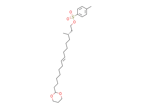 Toluene-4-sulfonic acid (E)-(S)-15-[1,3]dioxan-2-yl-3-methyl-pentadec-8-enyl ester
