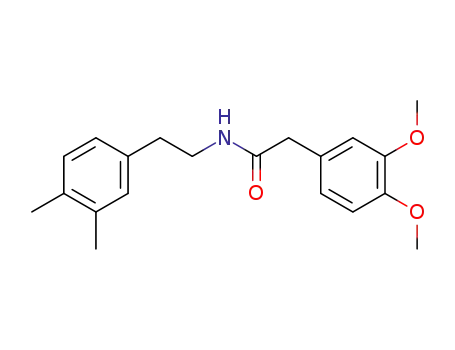 Molecular Structure of 18215-09-3 (N-(3,4-Dimethoxy-phenylacetyl)-3,4-dimethyl-phenaethylamin)