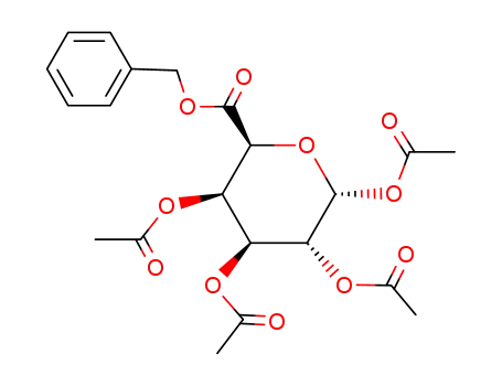 Benzyl(1,2,3,4-tetra-O-acetyl-α-D-galactopyranose)uronat