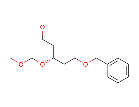 (S)-5-Benzyloxy-3-methoxymethoxy-pentanal