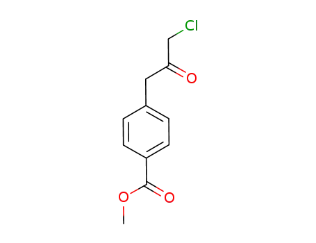 Benzoic acid, 4-(3-chloro-2-oxopropyl)-, methyl ester