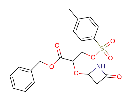 2-(4-Oxo-azetidin-2-yloxy)-3-(toluene-4-sulfonyloxy)-propionic acid benzyl ester